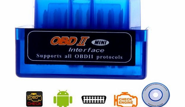 douself Mini V2.1 Bluetooth Wireless Auto Car Diagnostic Tool OBD2 Interface Scanner for Android