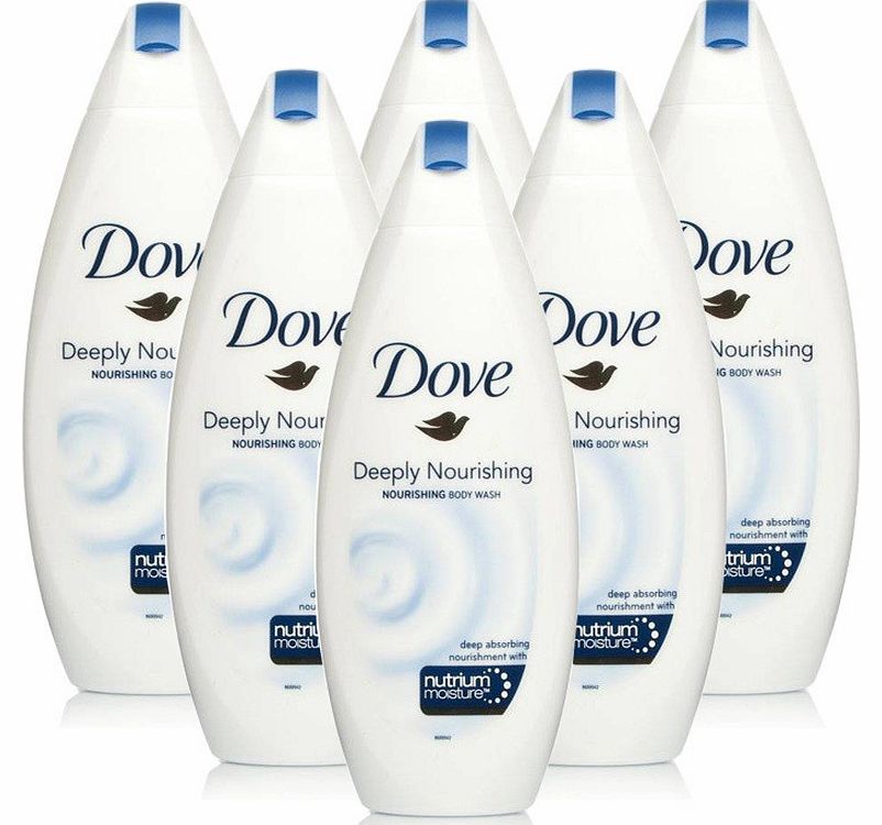 Dove Deep Nourishing Body Wash 6 Pack