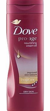 Dove Pro-Age Nourishing Cream Oil Dry Skin 250ml
