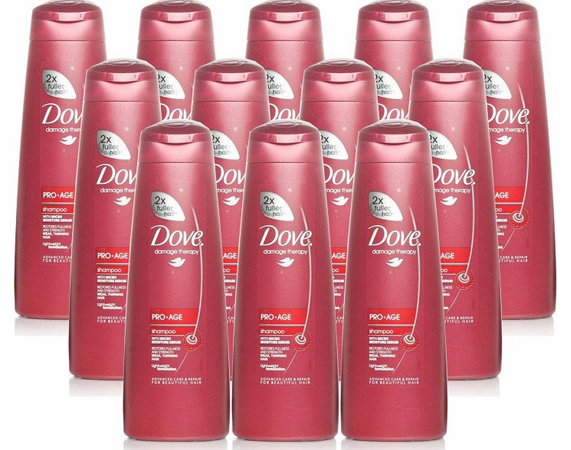 Dove Pro-Age Shampoo 12 Pack