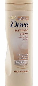 Dove Summer Glow Nourishing Lotion Fair to