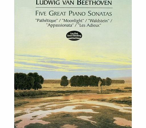 Dover Beethoven Five Great Piano Sonatas (Dover Music for Piano)