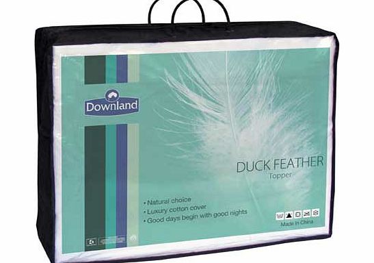 Downland 12cm Duck Feather Mattress Topper -