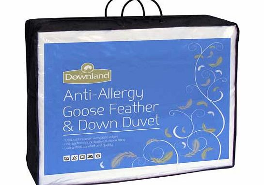Downland 13.5 Tog Goose. Feather and Down Duvet