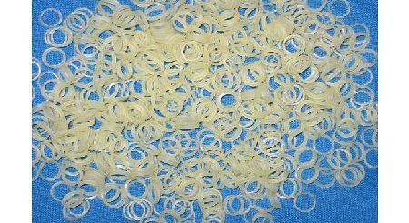 Downtown Pet Supply 100 pack - 1/4`` diameter (6.4 mm) Orthodontic Elastic Rubber Bands Great for Dog Grooming, Top Knots, Braids, and Dreadlocks