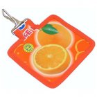 Recycled Orange Juice Carton Luggage Tag