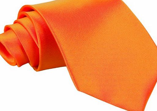 DQT New DQT Plain Burnt Orange Mens Tie
