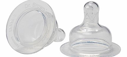 Dr Brown`s Dr Brown Level 2 Teat, Pack of 2