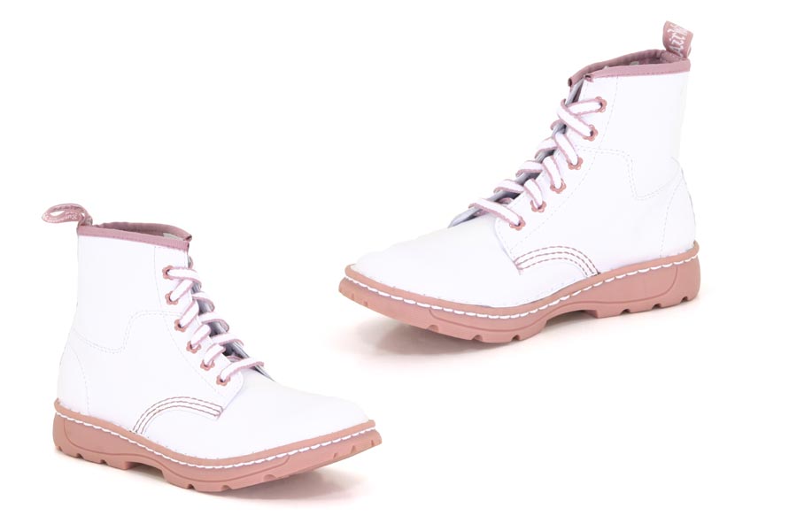 Dr Martens - Alfie 6 Eyelet - Youths - White