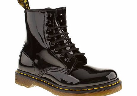dr martens Black 8 Eye Patent Boots