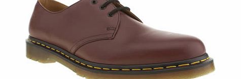 dr martens Burgundy 1461z Gibson Shoes