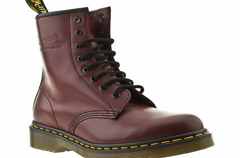 dr martens Burgundy 8 Tie Boots