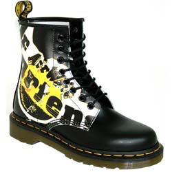 DR MARTENS DM 8 TIE GRAFITTI BOOT
