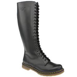 Female 20 Tie Boot Ii Leather Upper Alternative in Black