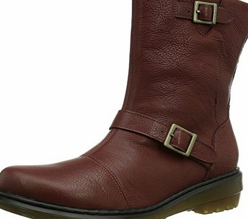 Dr. Martens Karin Broadway, Womens Ankle Boots, Red, 8 UK