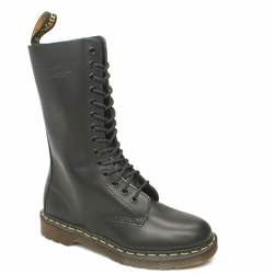 Male 14Tie Z Boot Leather Upper Alternative in Black