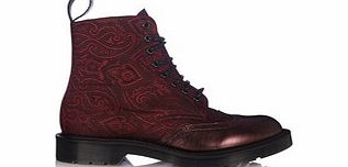 Dr. Martens Mens Calder leather and paisley boots