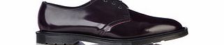 Dr. Martens Mens Steed purple leather shoes