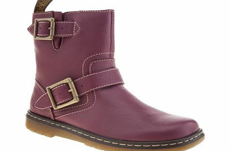 dr martens Purple Elate Gayle Biker Boots