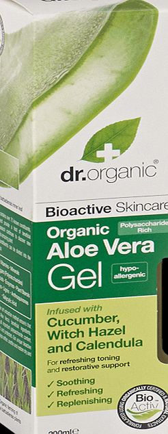 Dr Organic Aloe Vera Gel with Cucumber - 200ml