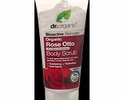 Dr Organic Rose Otto Body Scrub - 200ml 086403