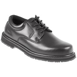 Male Pat800 Leather Upper Textile Lining Comfort Large Sizes in Black