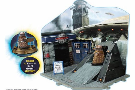 Dr Who Doctor Who Dr Who Time Zone Playset DALEK INVASION inc EXCLUSIVE Dalek Hoverbout