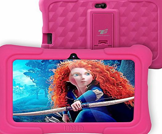 Dragon Touch Y88X Plus Kids Tablet 7 inch Quad Core Android PC Tablet Android 5.1 Lollipop IPS Screen 1G RAM 8G ROM Wifi Bluetooth Camera Games Unlocked Version of Kidoz amp; Google Play Pre-Installe