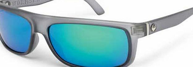 Dragon Wormser Sunglasses - Matte Grey/Green