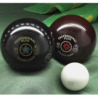 Drakes Pride Professional Plus Gripped Bowls Pair - Brown Heavy 4