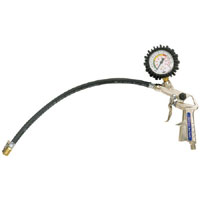 Draper 0 - 10 Bar Or 0 - 140 Psi Air Tyre Inflator With Dial Gauge