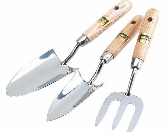 Draper 09565 Expert Stainless Steel Hand Fork and Trowels Set (3 Pieces)
