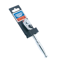 Draper 1/4andquot Square Drive Quick Release Reversible Ratchet