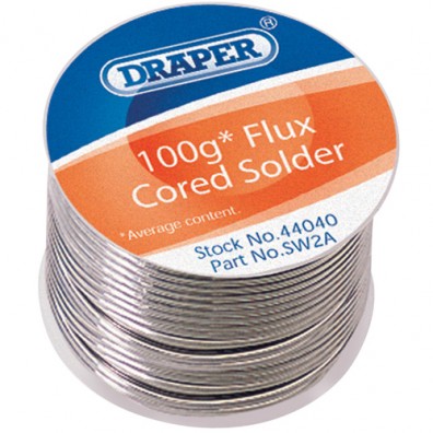 Draper 100g Reel K60/40 Solder Wire 44040