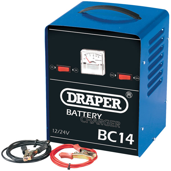 Draper 12/24v 12a Battery Charger 40176