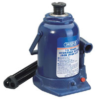 Draper 12 Tonne High Lift Hydraulic Bottle Jack