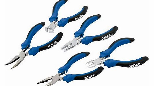 Draper 12544 Soft Grip Mini Plier Set (5 Pieces)