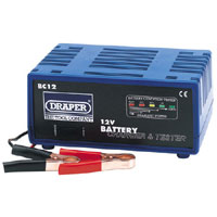 Draper 12V Battery Charger and Tester 12 Amp