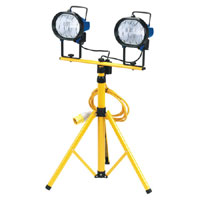 Draper 2 X 500W Halogen Lamps On Telescopic Stand 110V