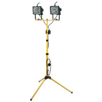 Draper 2 X 500W Halogen Lamps On Telescopic Stand 240V