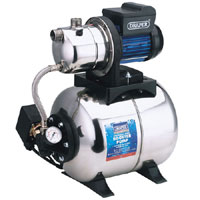 Draper 24L Stainless Steel Booster Pump 55L/Min Max Flow 240V