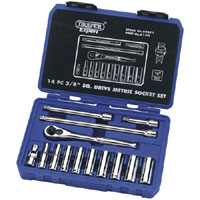 DRAPER 3/8`` Sq.Drive Deep Socket Set