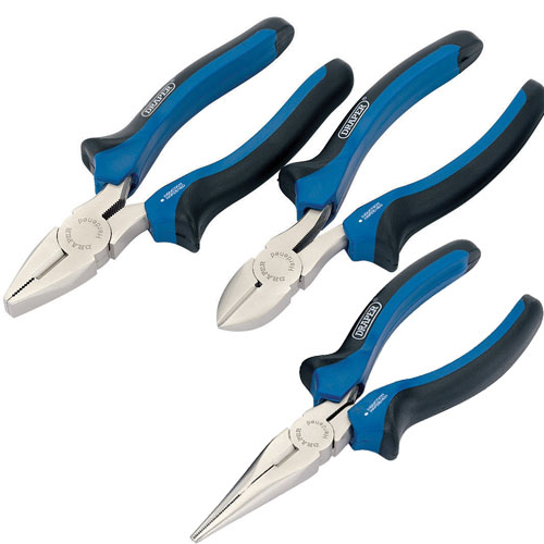 draper 3 Piece Soft Grip Plier Set 45864