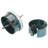 32M - 63mm 7 Piece Holesaw Kit Carbon Steel For Wood And Plastics