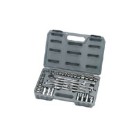 Draper 40 Piece 3/8andquot Square Drivemm / Af / Ba Silverdrive Socket Set