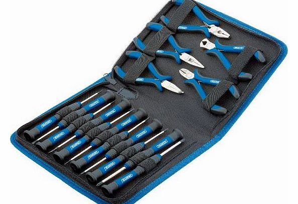 Draper 48958 16-Piece Precision Pliers and Screwdriver Set