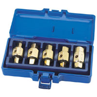 Draper 5 Piece Drain Plug Key Set