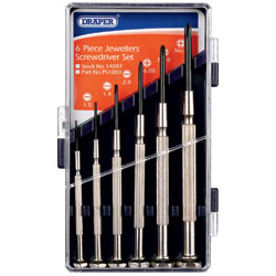 Draper 6 Piece Precision Screwdriver Set