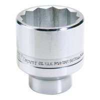 Draper 65mm 3/4andquot Square Drive Expert Hexagon Hub Nut Socket