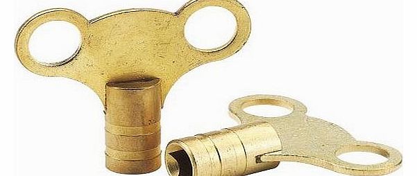 Draper 73965 Brass Radiator Keys (1 Pair)